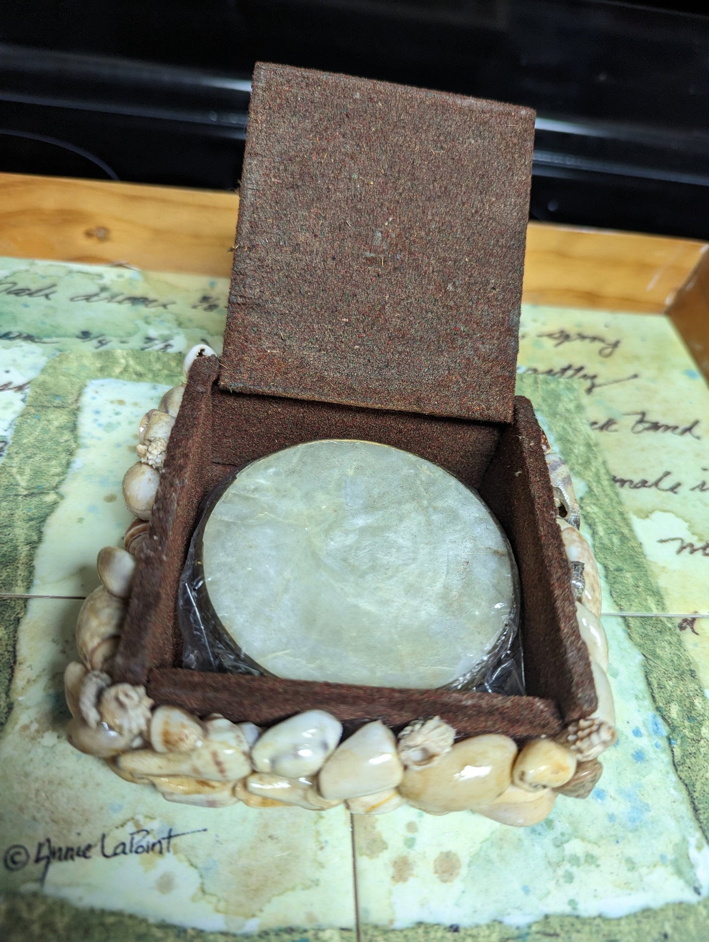 Vintage Seashell Coaster Set